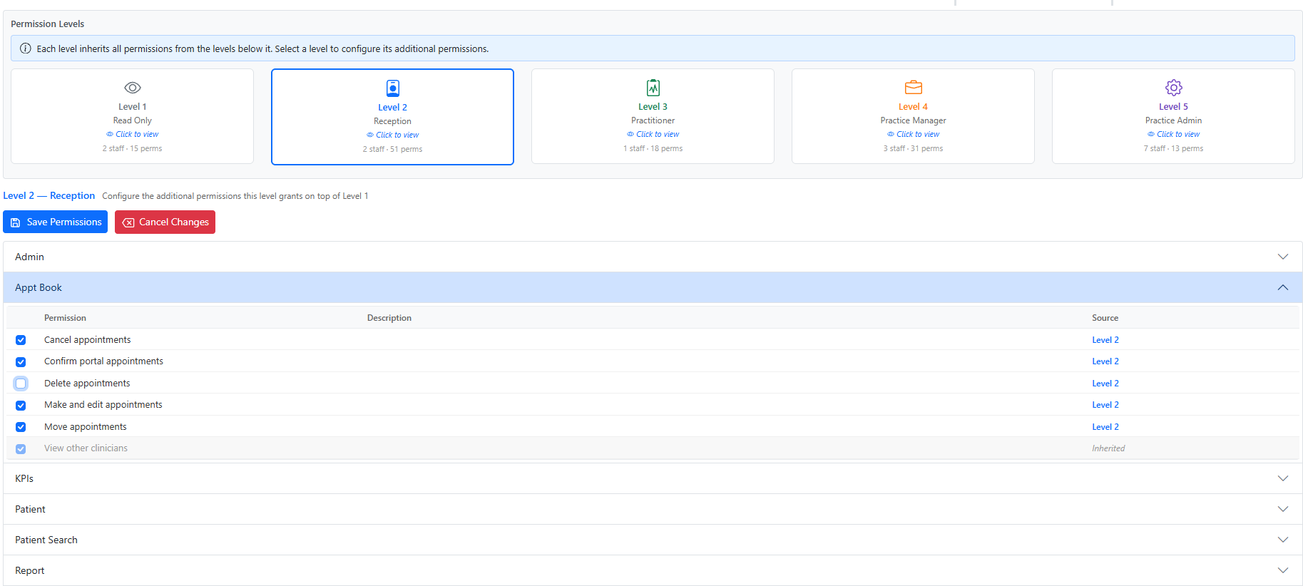 System Permissions